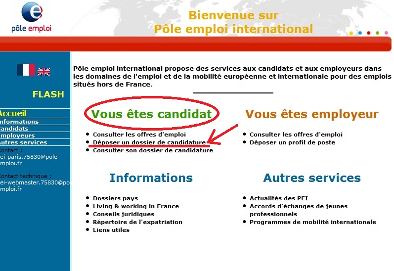 pole emploi international