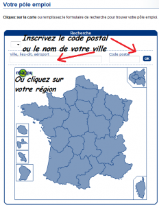 Mon pôle emploi etape 1
