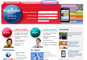 recherche par métier