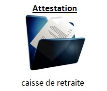 Attestation de pôle emploi pour la caisse de retraite