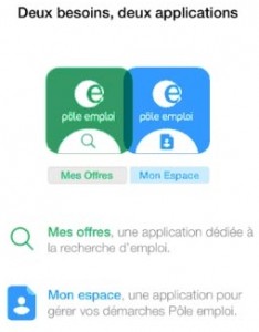 application pole emploi